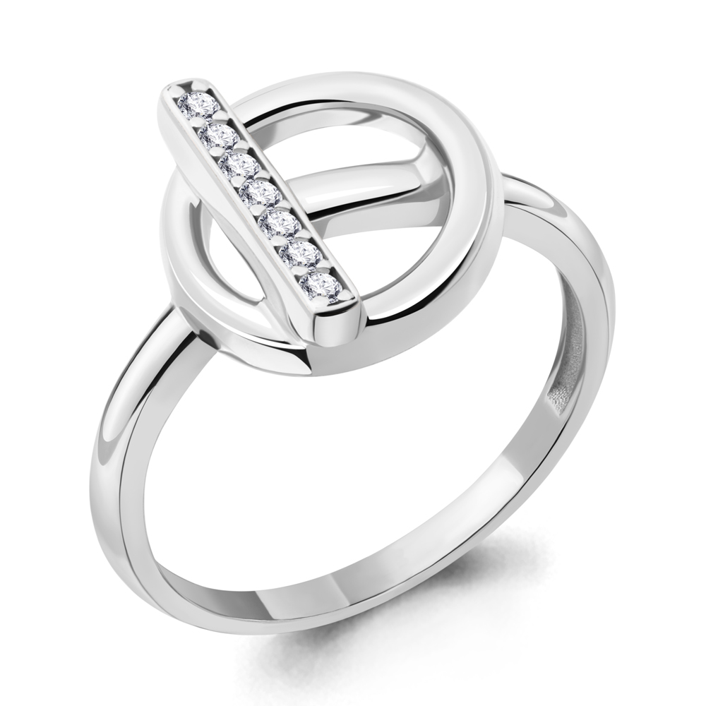 67347А Кольцо из Серебра с фианитами