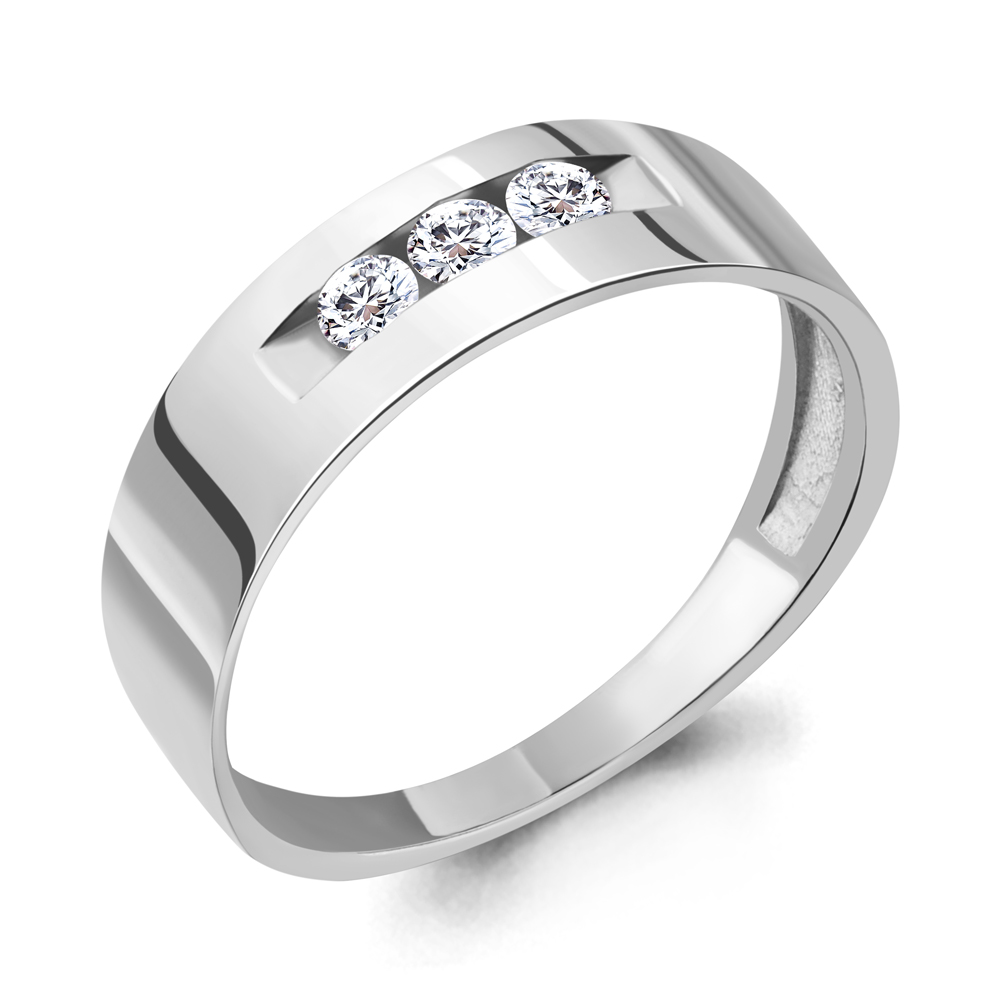 67402А Кольцо из Серебра с фианитами