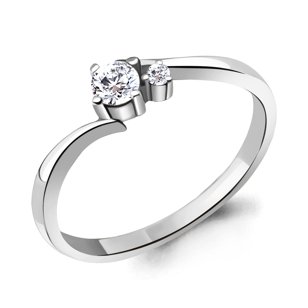 67416А Кольцо из Серебра с фианитами