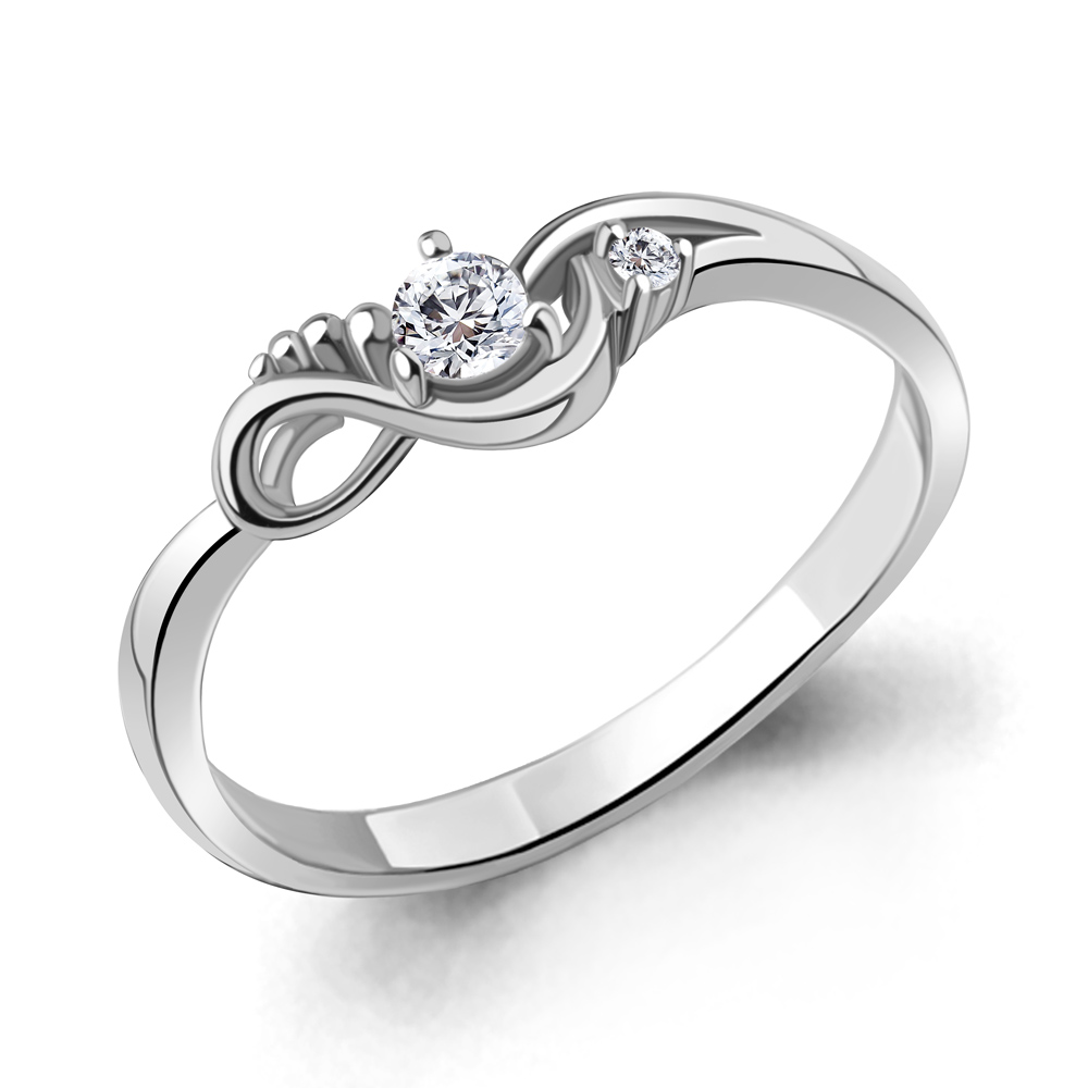 67420А Кольцо из Серебра с фианитами