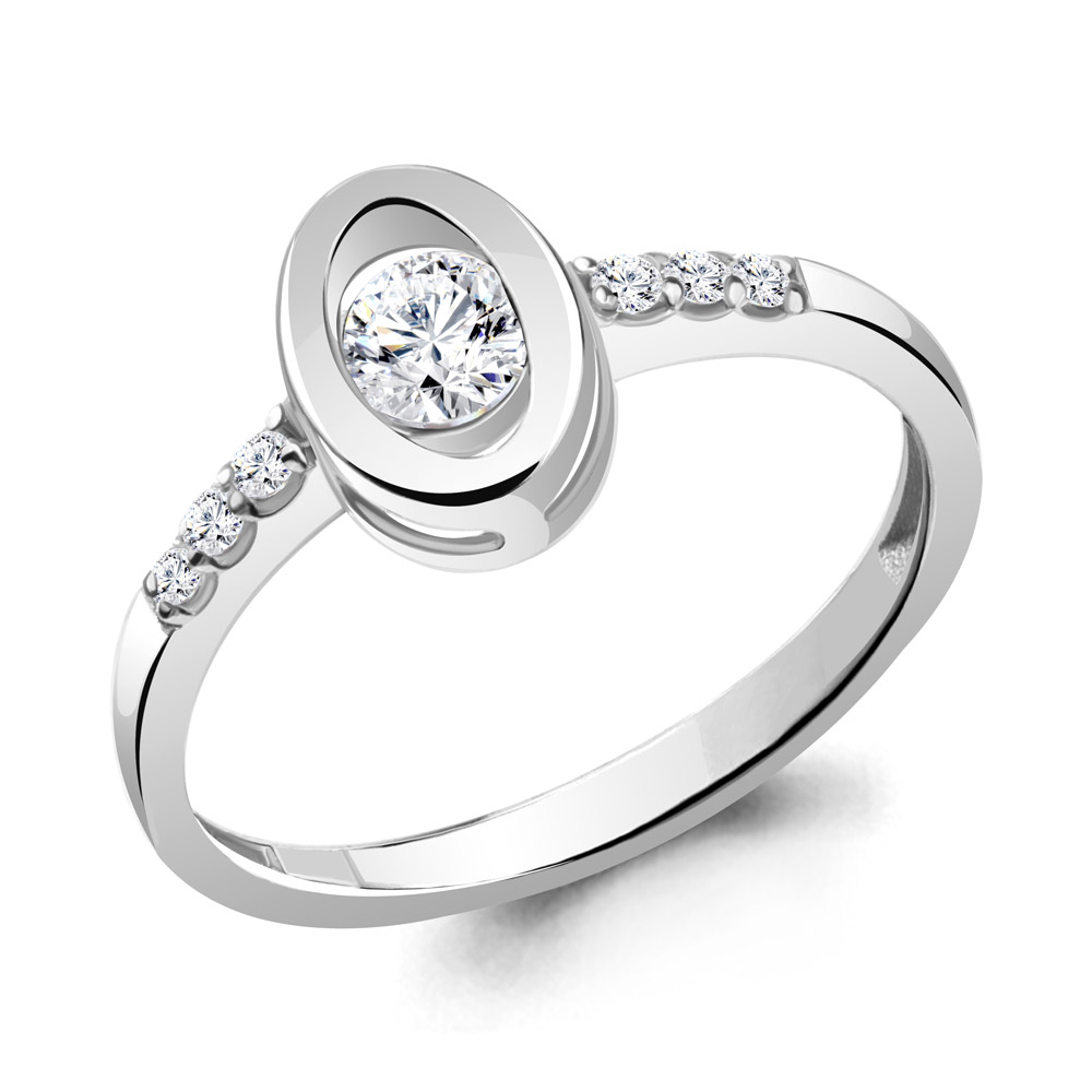 67473А Кольцо из Серебра с фианитами