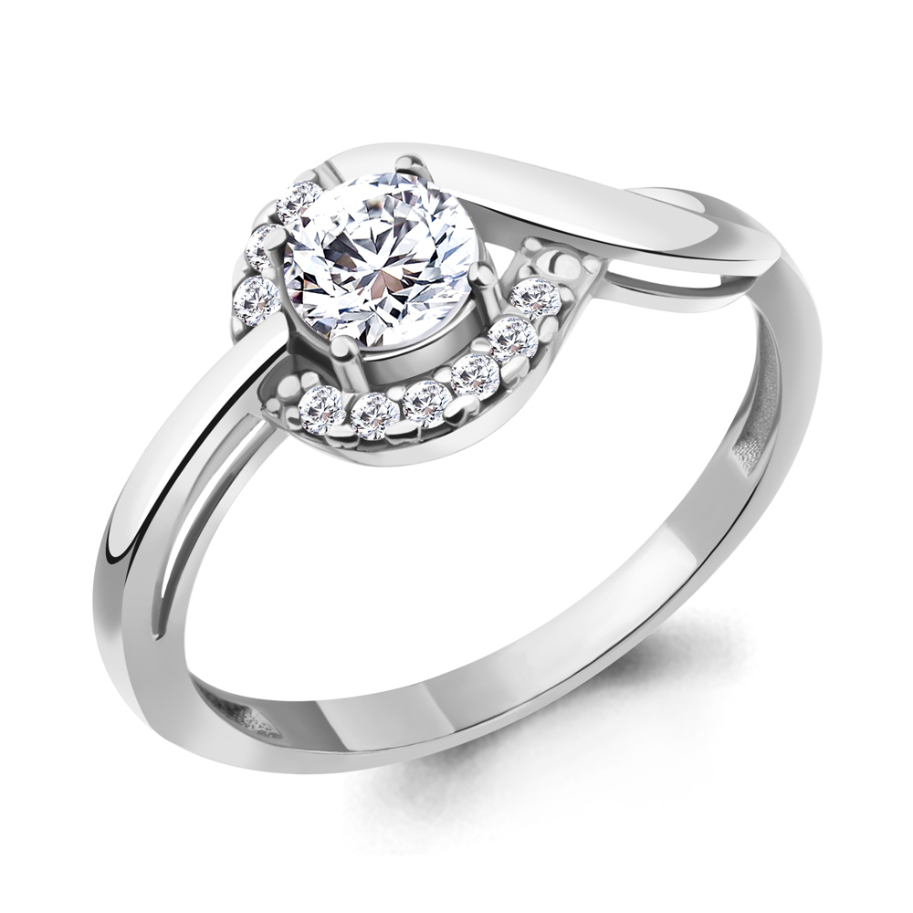 67478А Кольцо из Серебра с фианитами