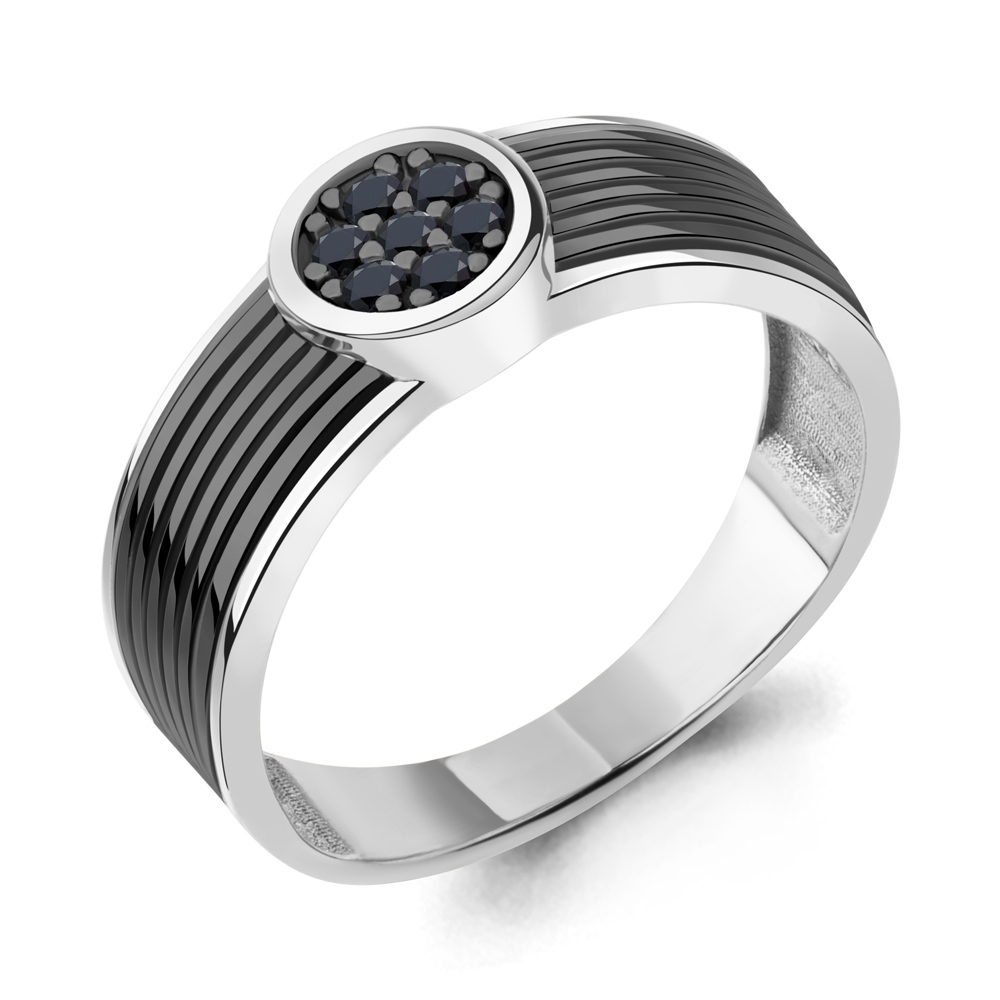 67704Ч Кольцо из Серебра с нанокристаллами