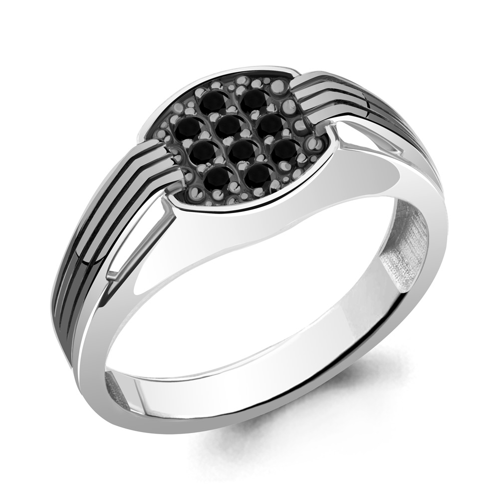 67707Ч Кольцо из Серебра с нанокристаллами