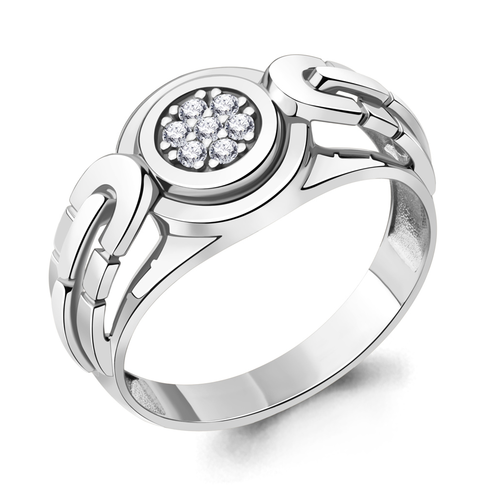 67725А Кольцо из Серебра с фианитами