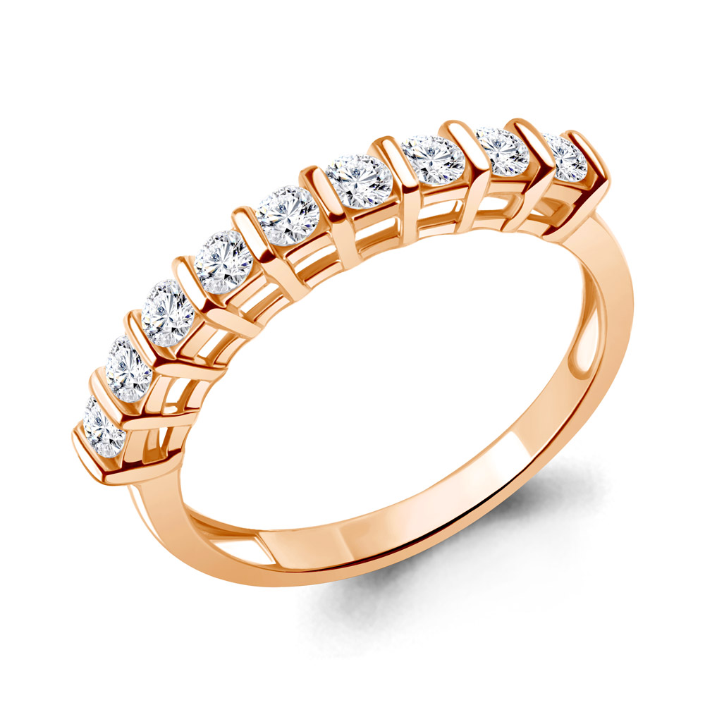 67737А Кольцо из Золота с фианитами