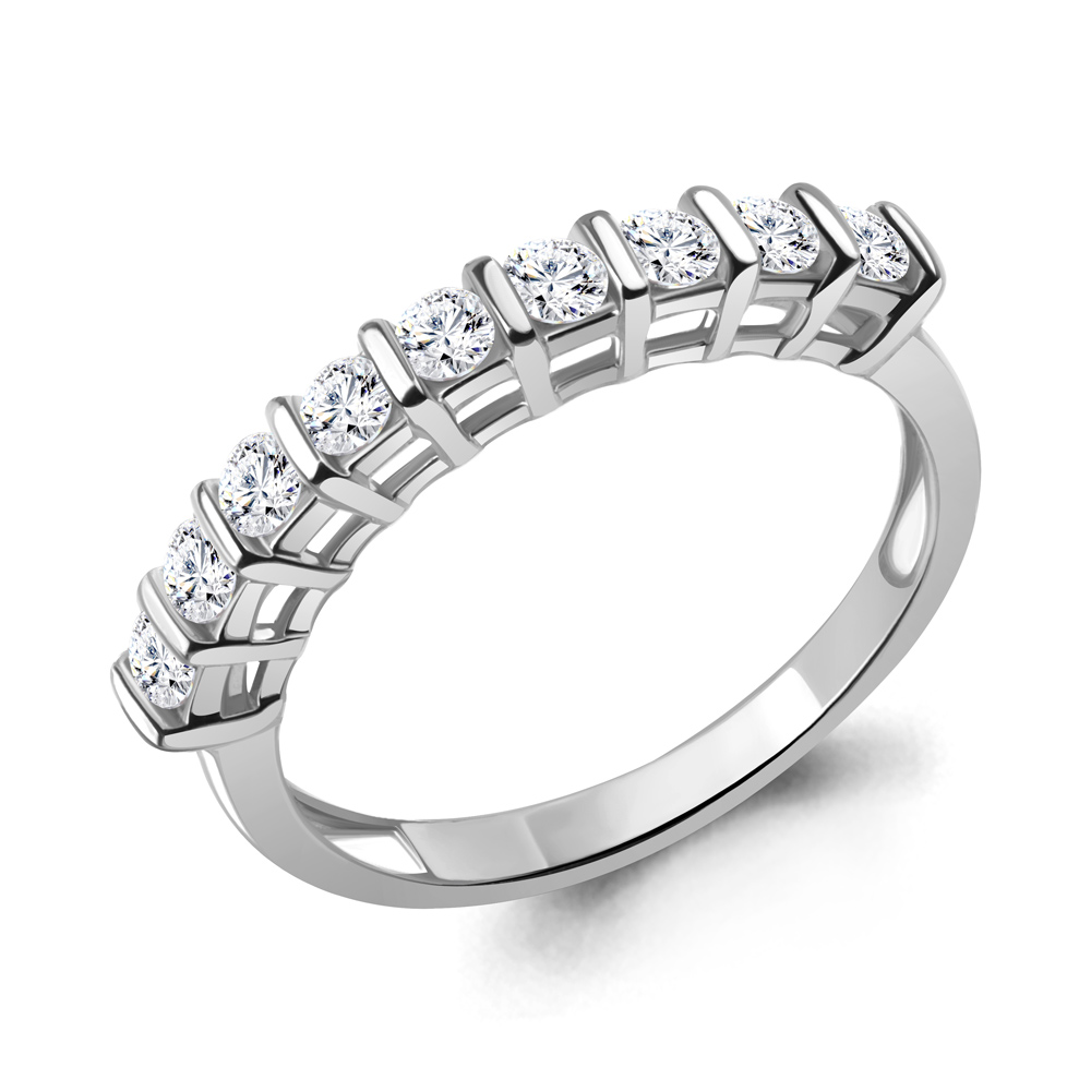 67737А Кольцо из Серебра с фианитами