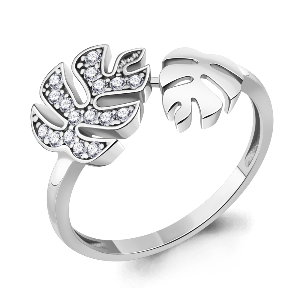 67743А Кольцо из Серебра с фианитами