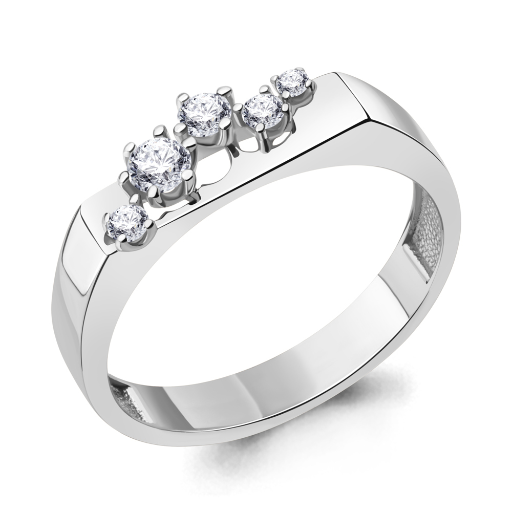 67745А Кольцо из Серебра с фианитами