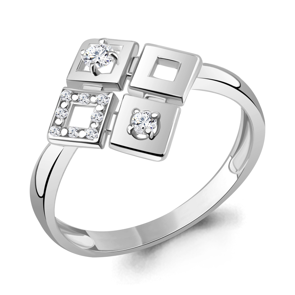 67760А Кольцо из Серебра с фианитами