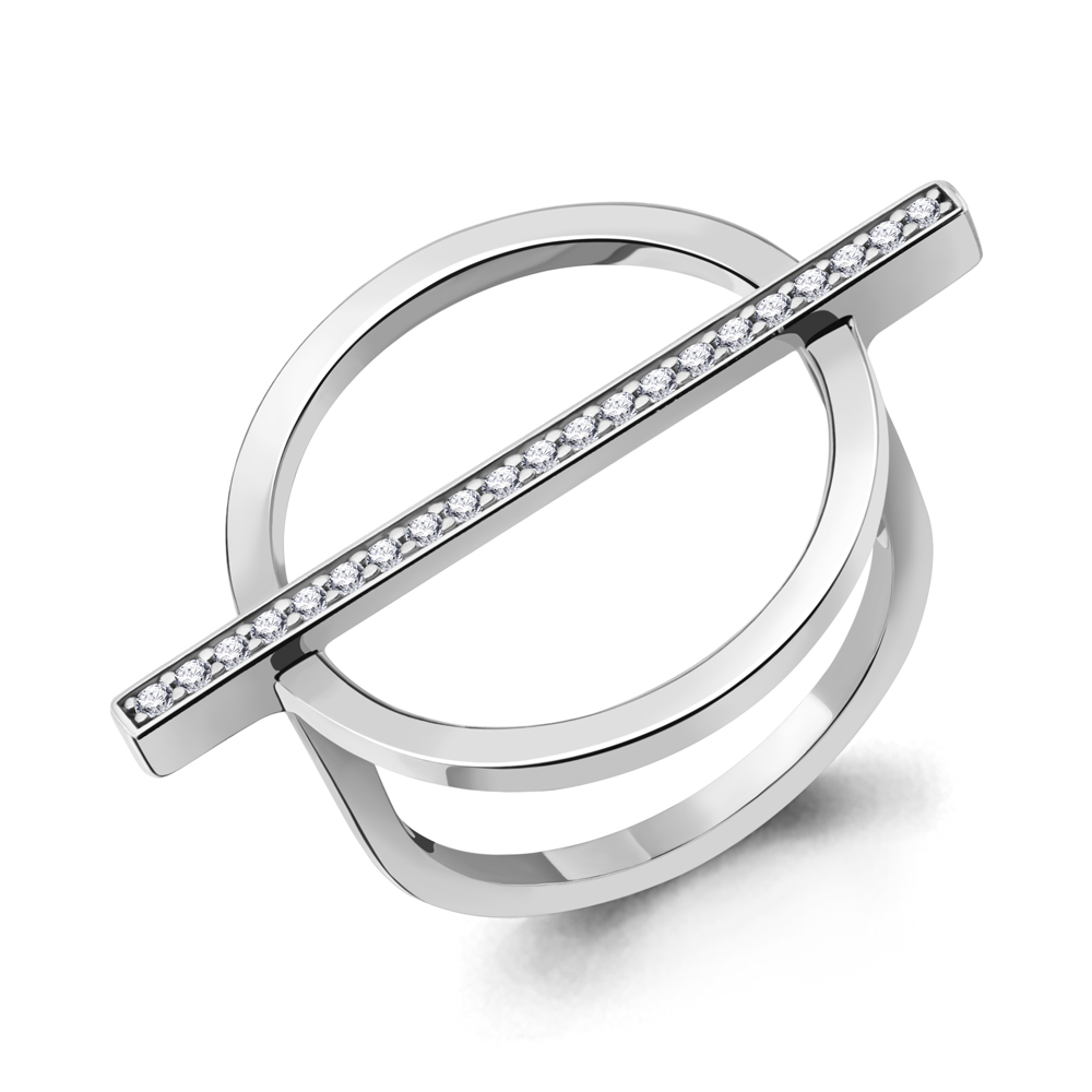 67773А Кольцо из Серебра с фианитами