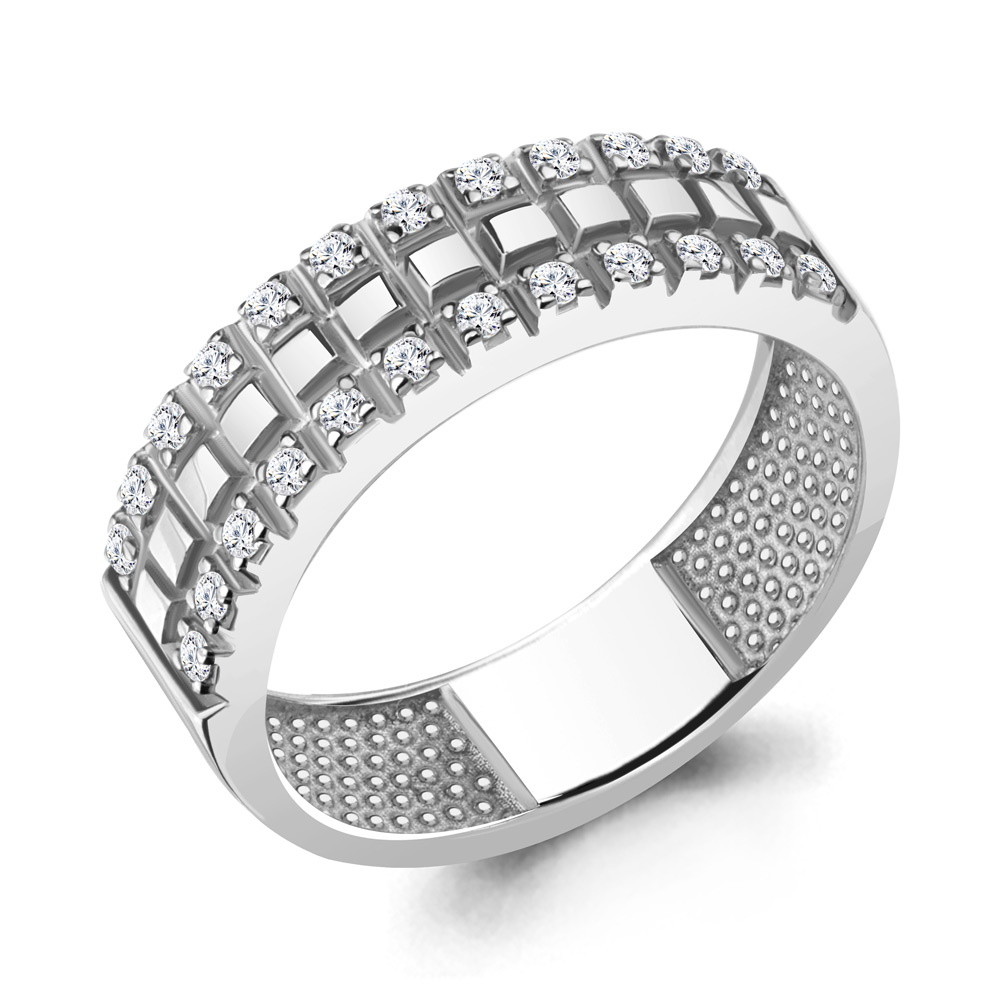 67775А Кольцо из Серебра с фианитами