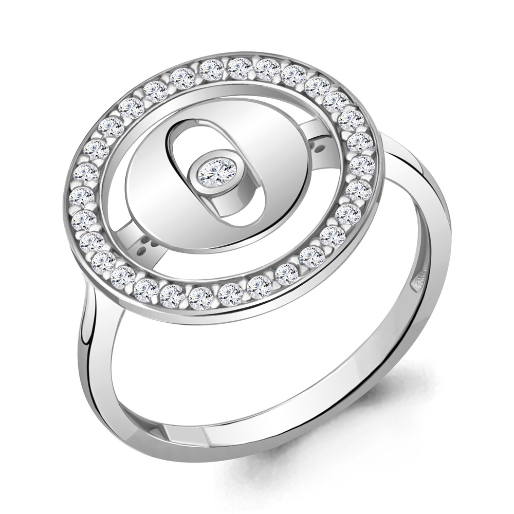 67776А Кольцо из Серебра с фианитами