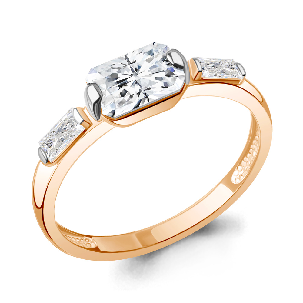 67835 Кольцо из Золота с фианитами