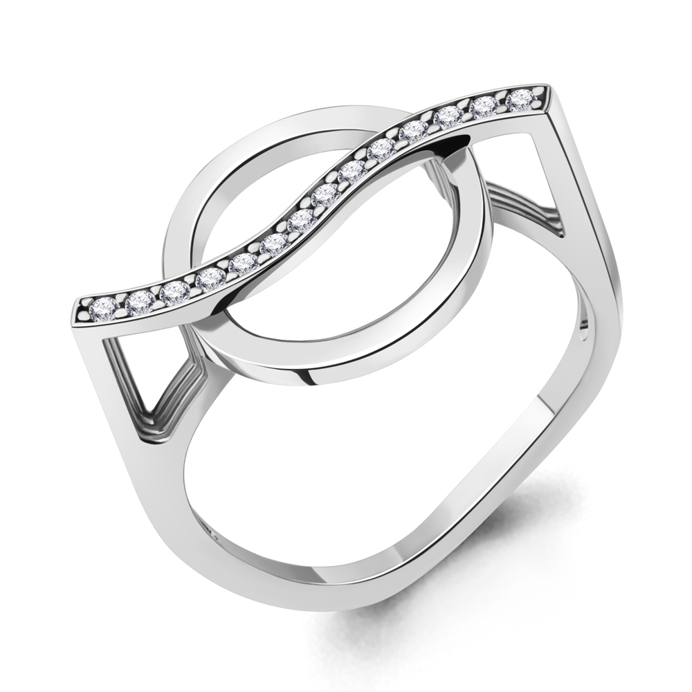 67848А Кольцо из Серебра с фианитами