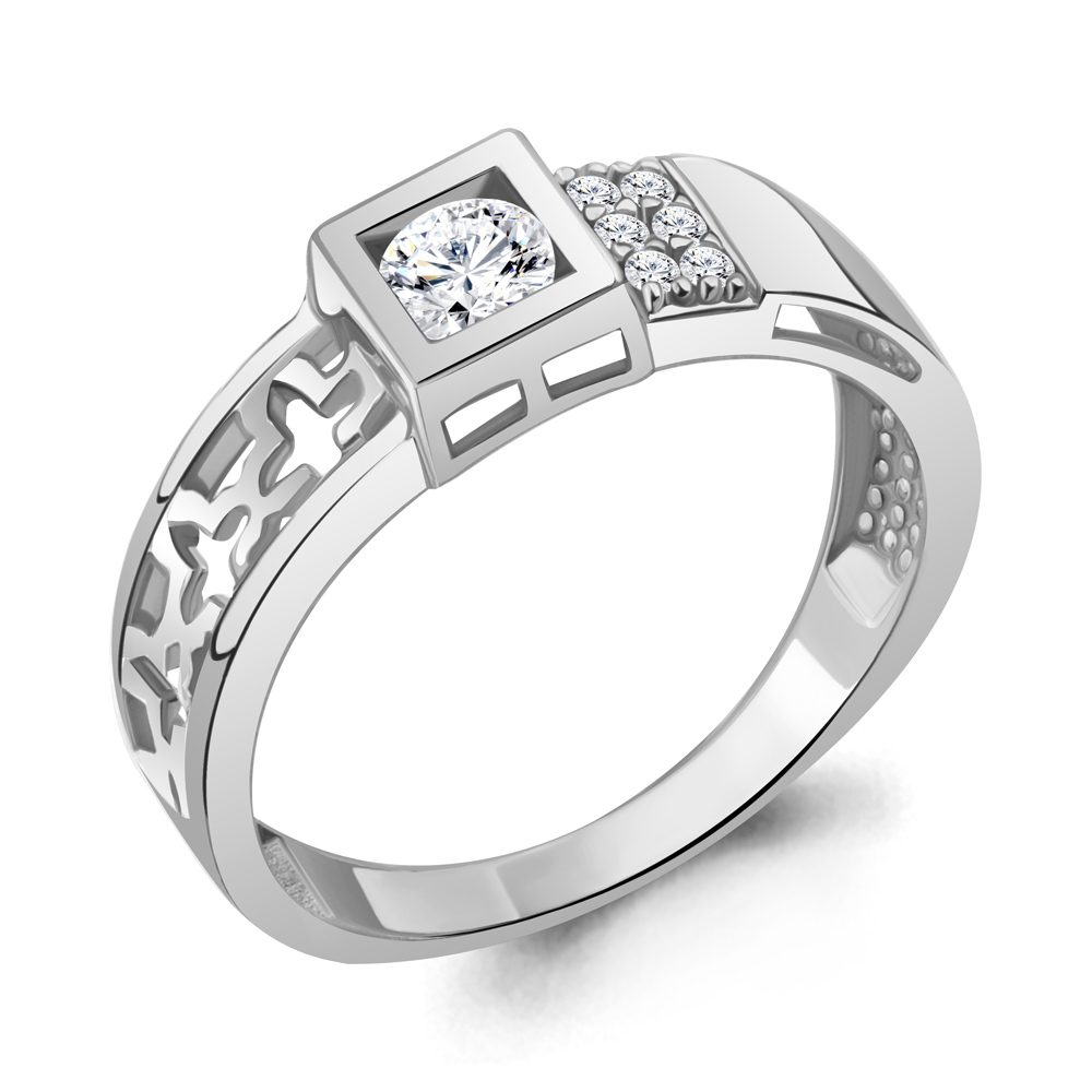 67868А Кольцо из Серебра с фианитами