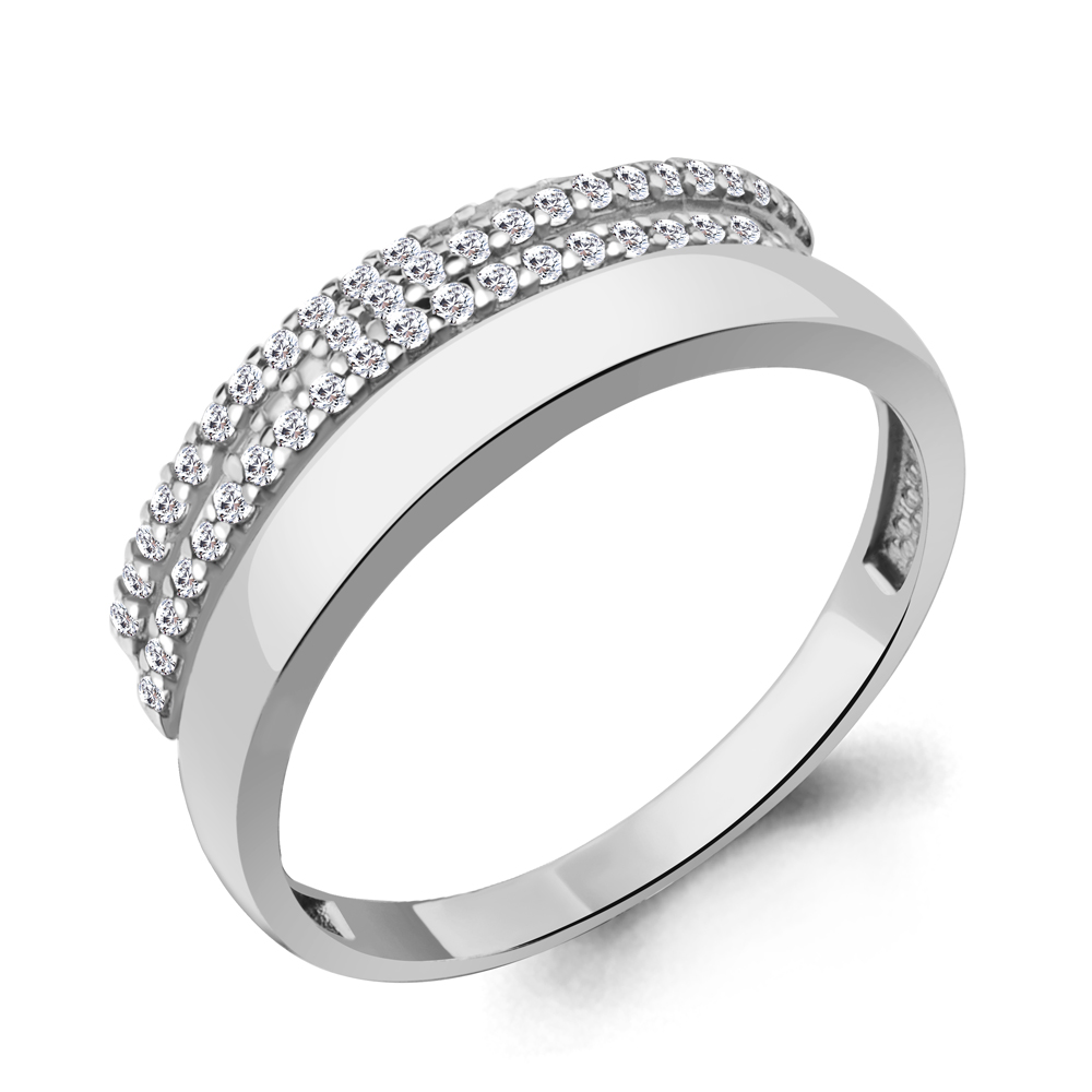 67875А Кольцо из Серебра с фианитами