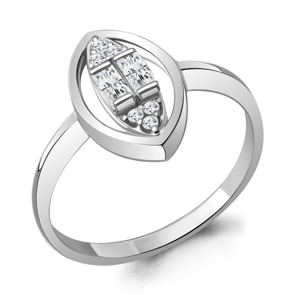 67878А Кольцо из Серебра с фианитами