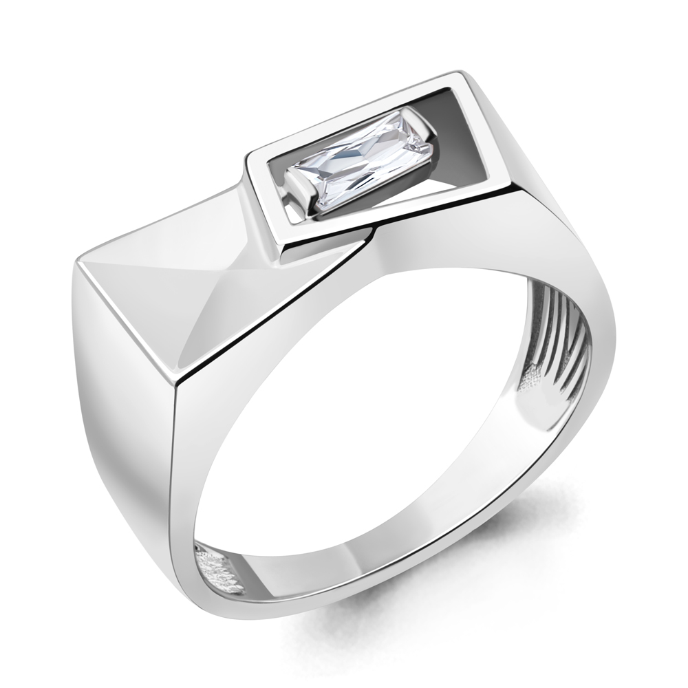 67879 Кольцо из Серебра с фианитом