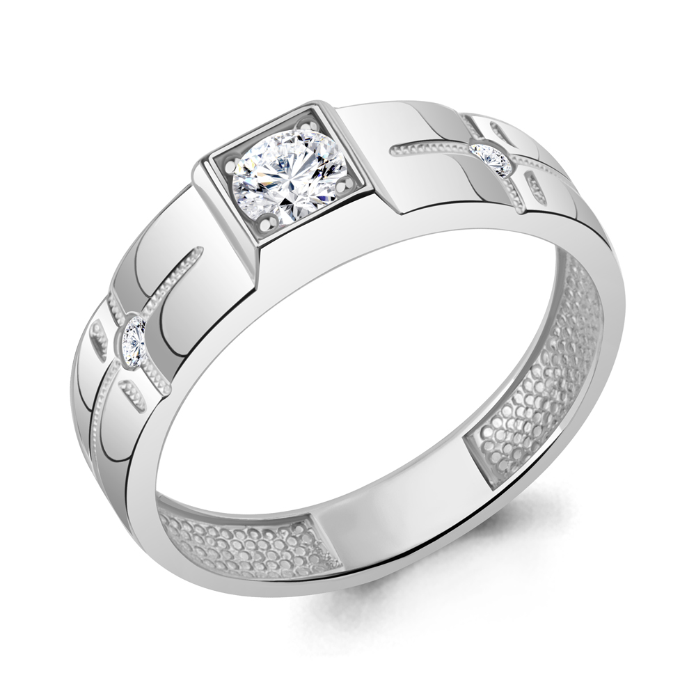 67882А Кольцо из Серебра с фианитами