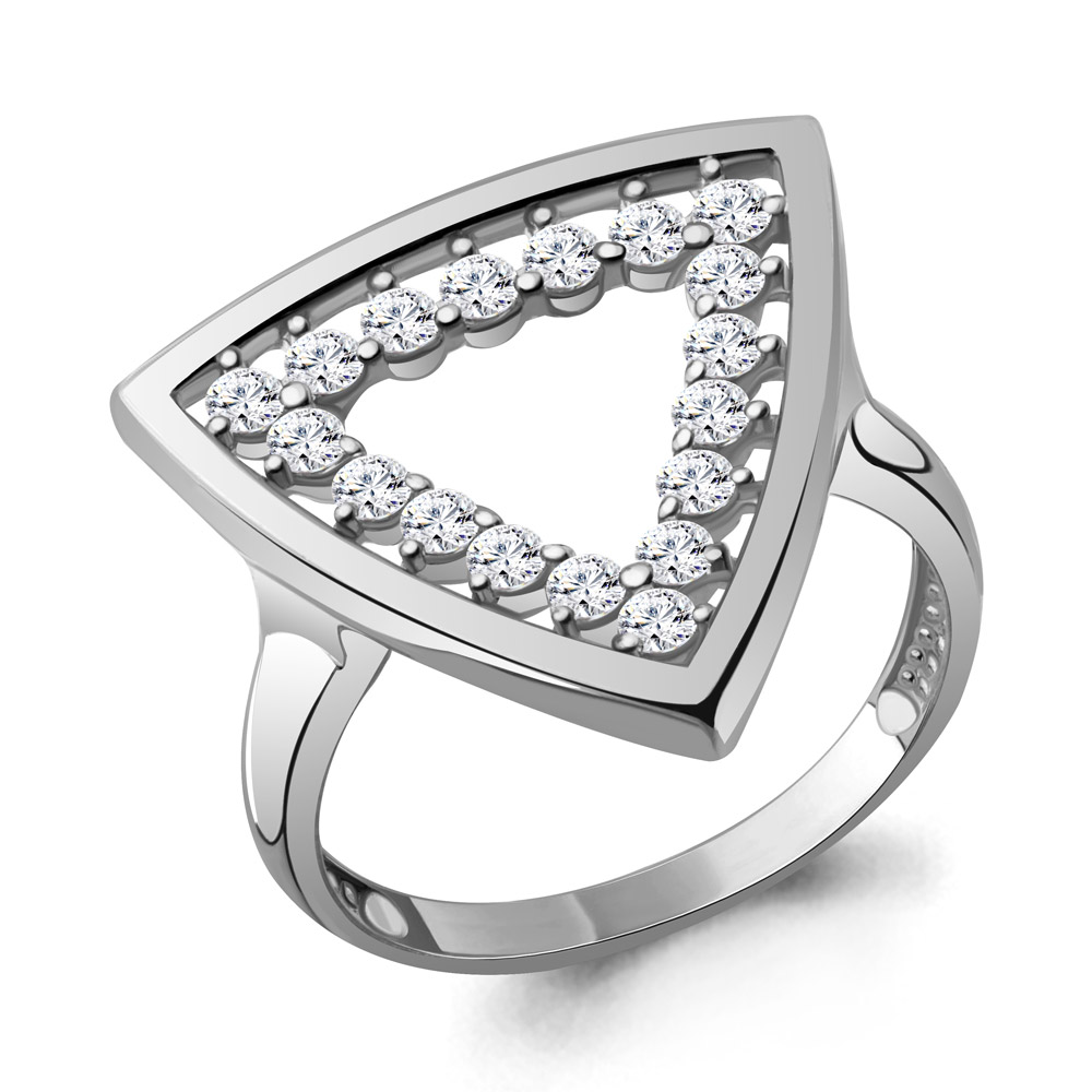 67903А Кольцо из Серебра с фианитами