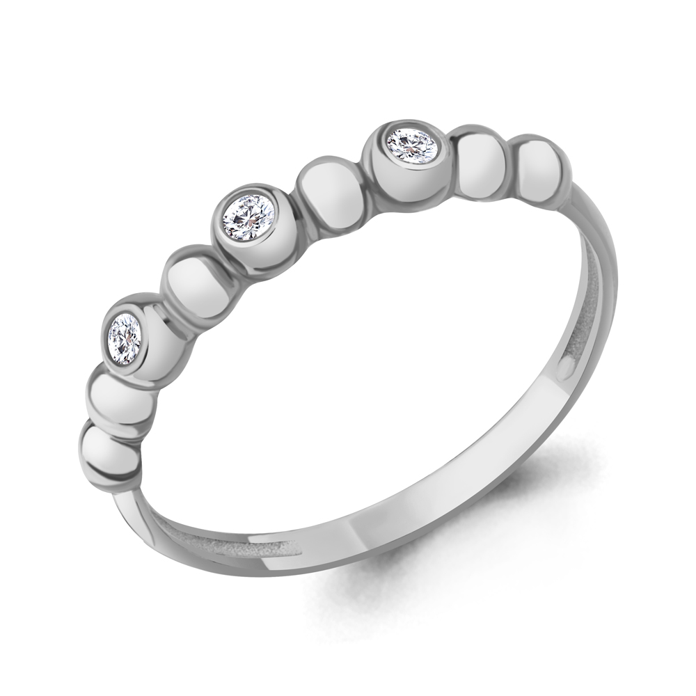 67910А Кольцо из Серебра с фианитами