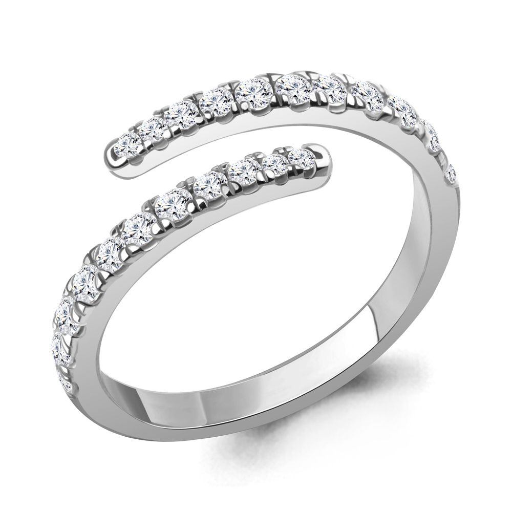 67920А Кольцо из Серебра с фианитами