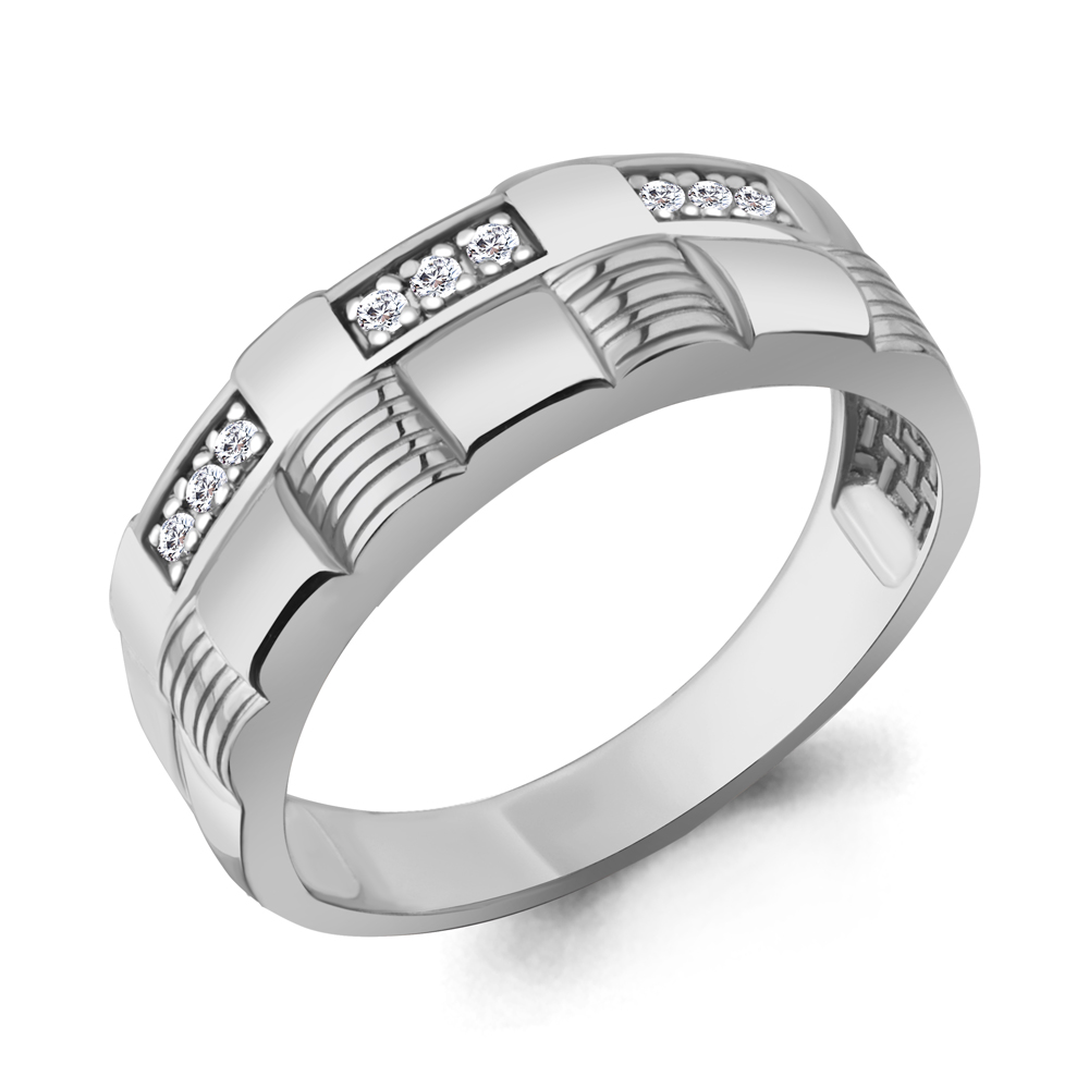 67978А Кольцо из Серебра с фианитами