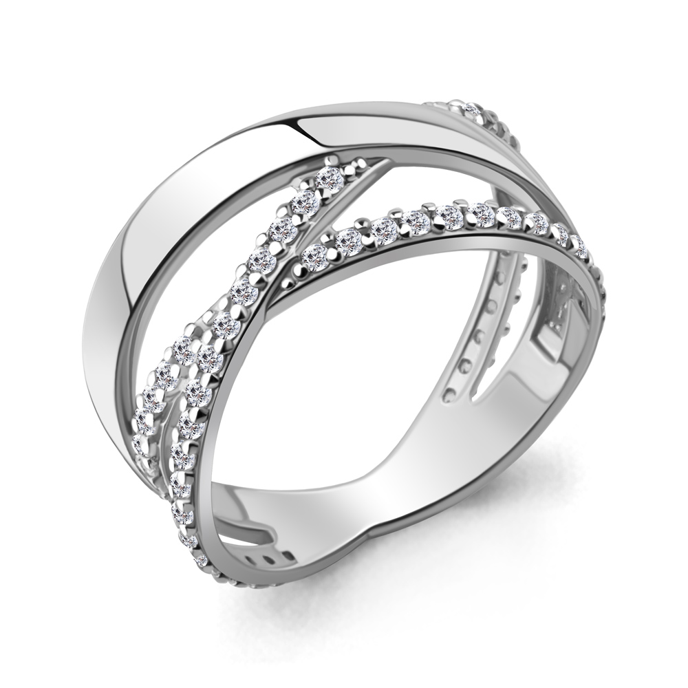 67999А Кольцо из Серебра с фианитами