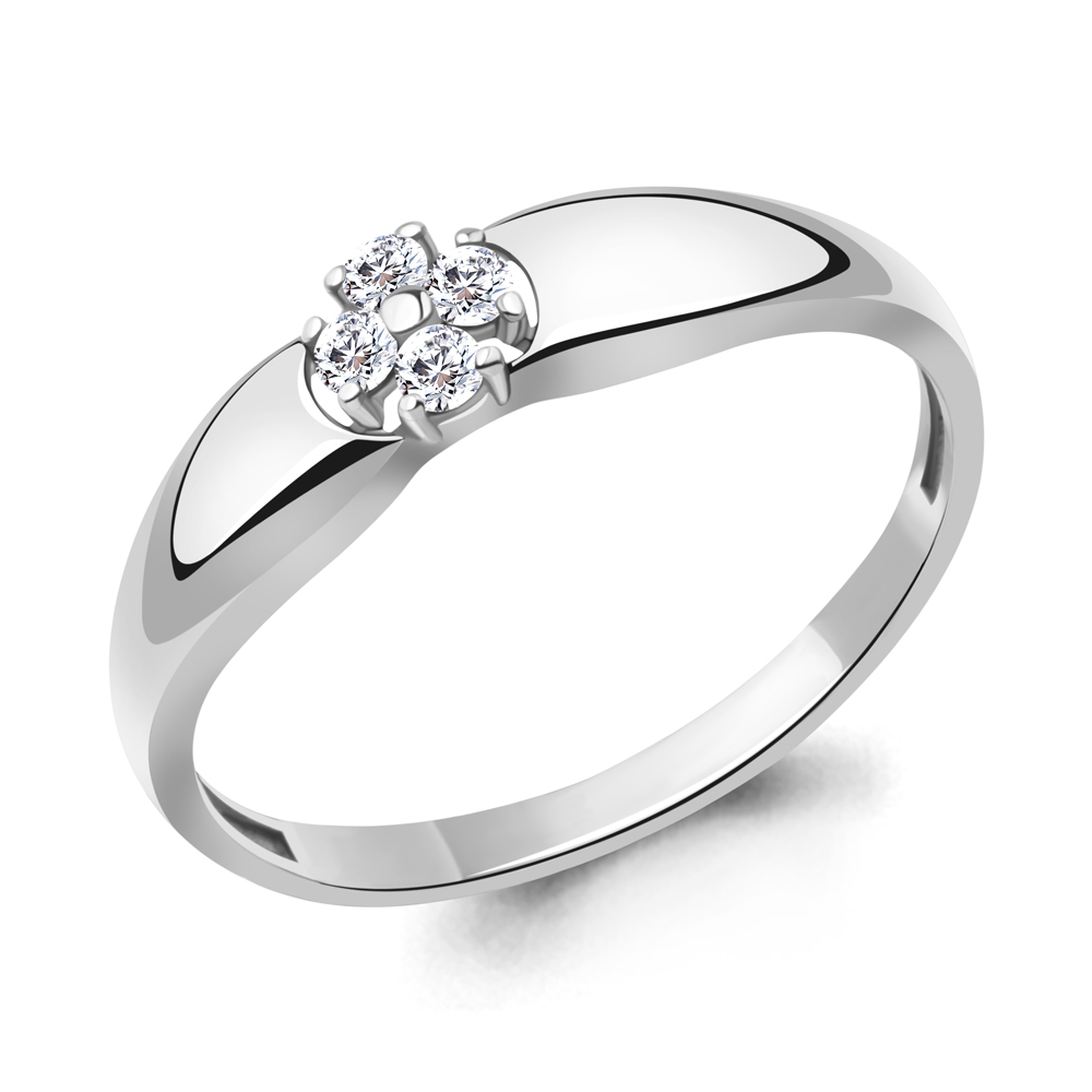 68023А Кольцо из Серебра с фианитами