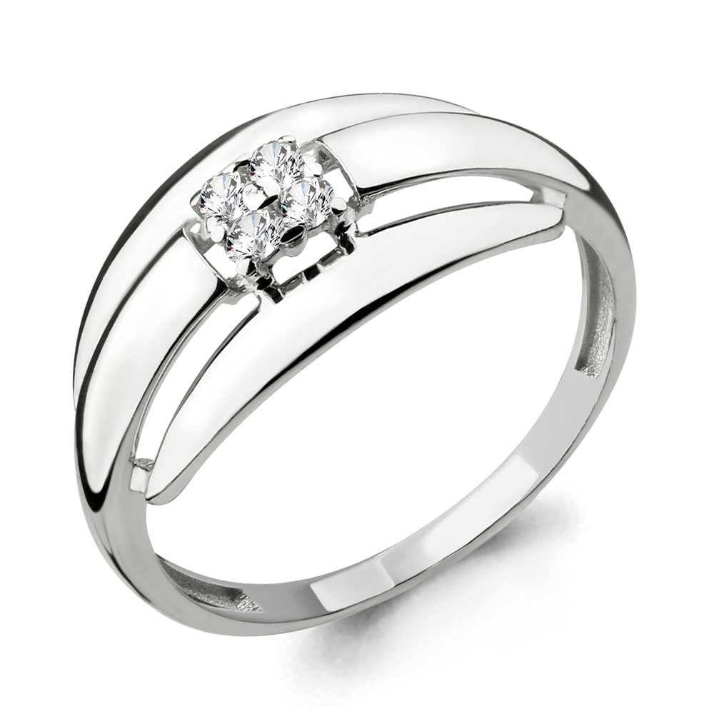 68026А Кольцо из Серебра с фианитами