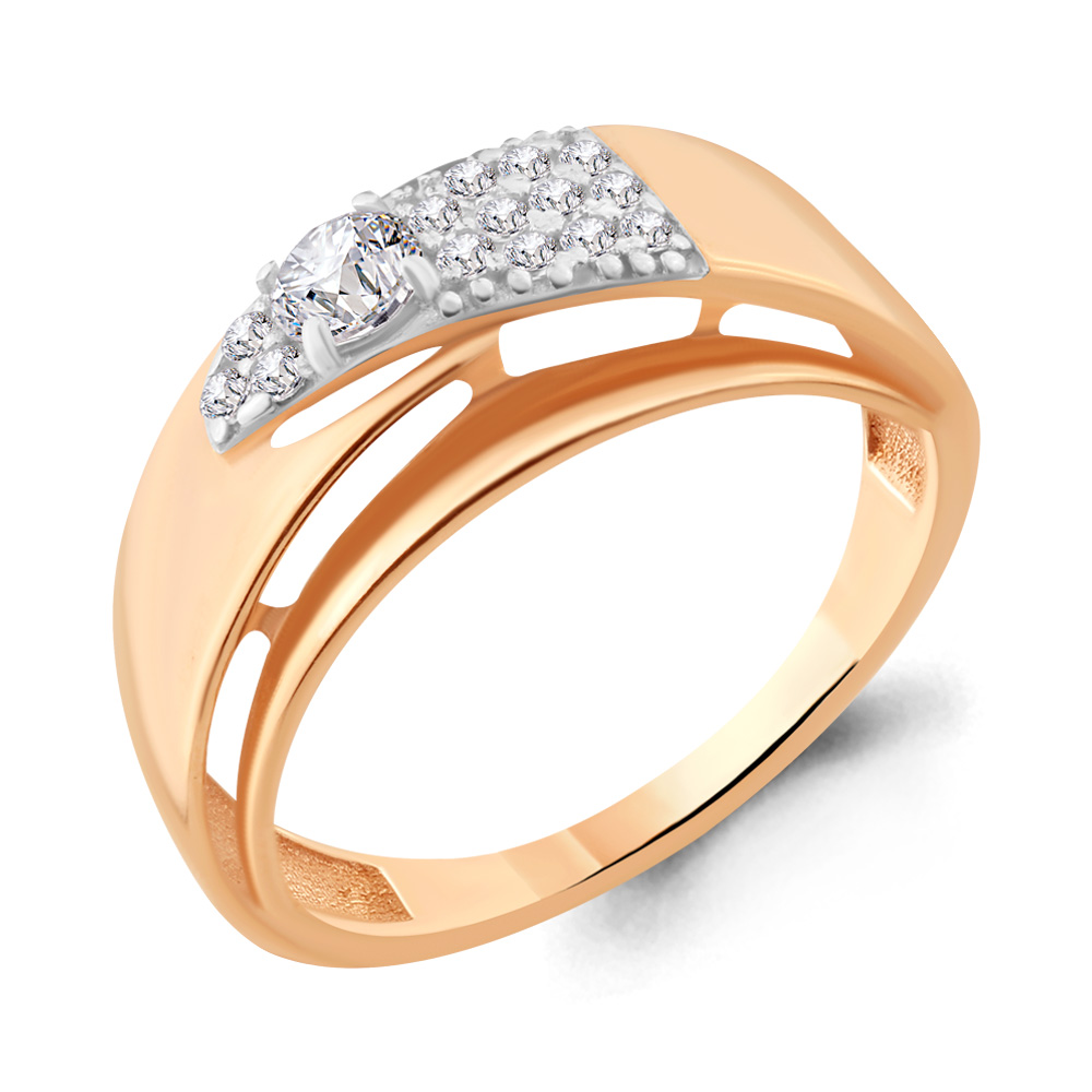 68199А Кольцо из Золота с фианитами