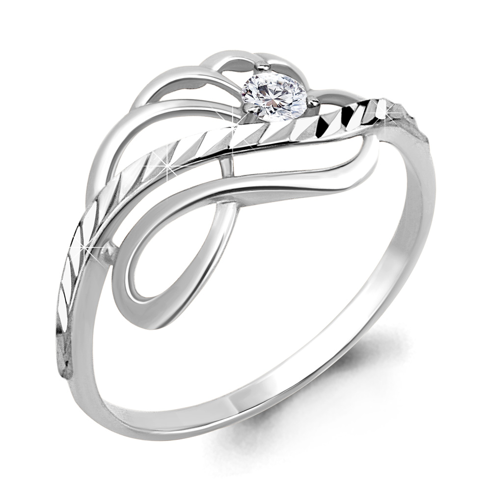 68238А Кольцо из Серебра с фианитом