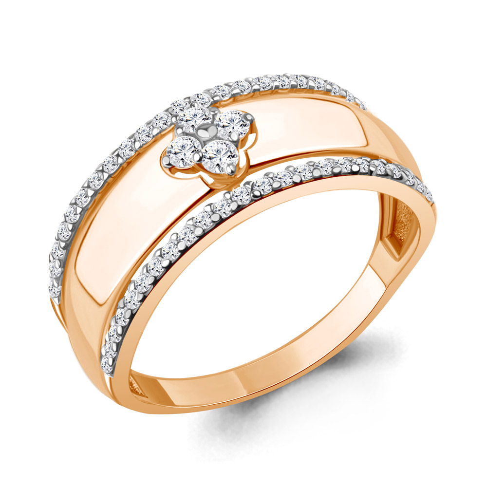 68263А Кольцо из Золота с фианитами