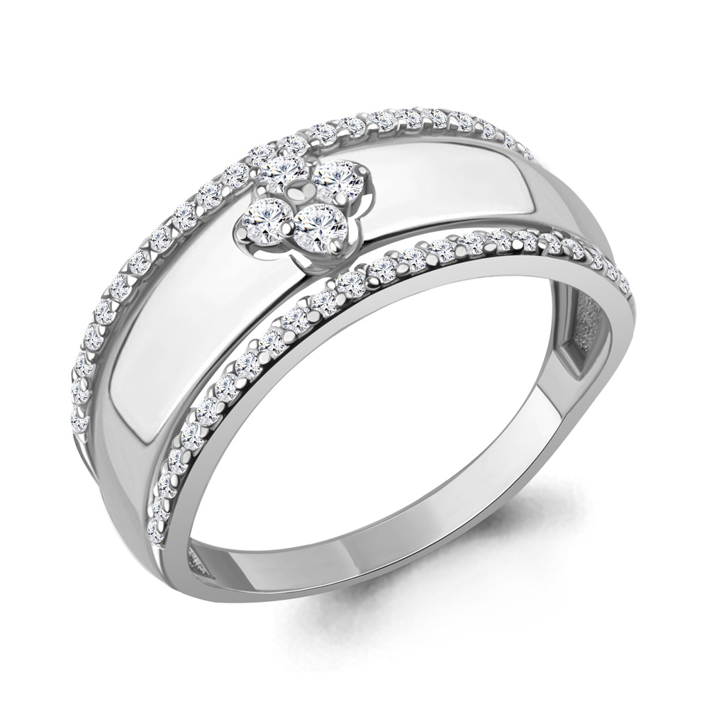 68263А Кольцо из Серебра с фианитами