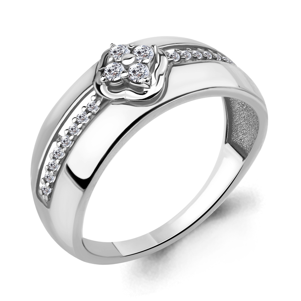 68264А Кольцо из Серебра с фианитами