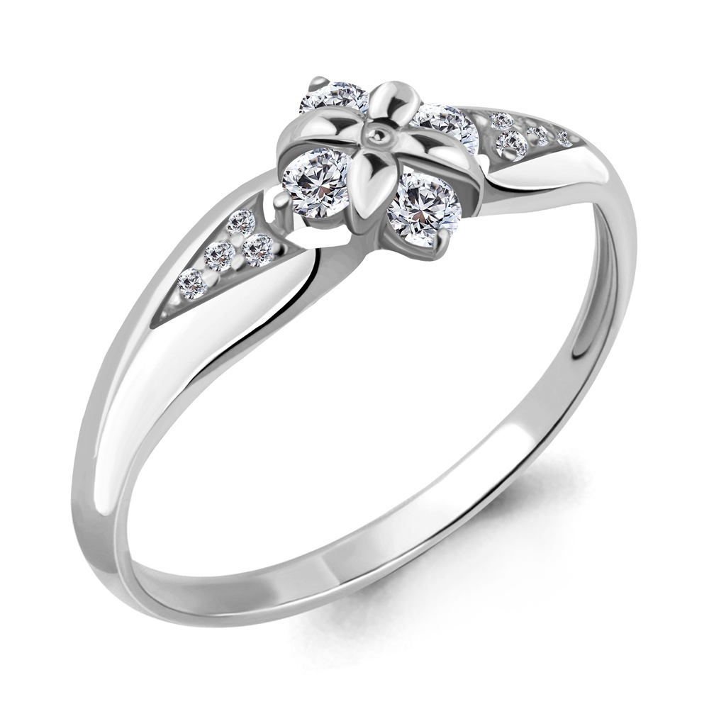 68282А Кольцо из Серебра с фианитами