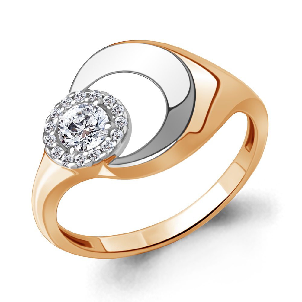 68290А Кольцо из Золота с фианитами