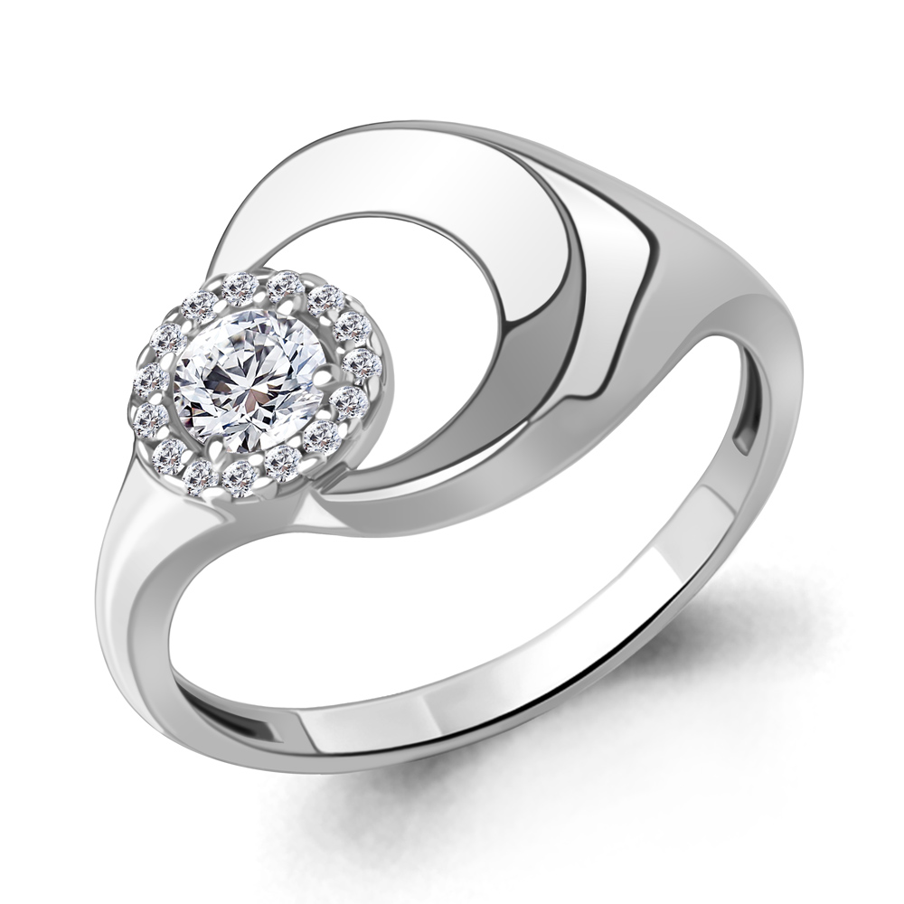 68290А Кольцо из Серебра с фианитами