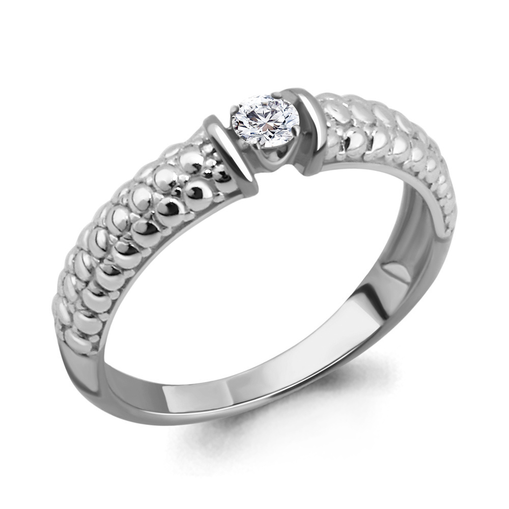 68293А Кольцо из Серебра с фианитом