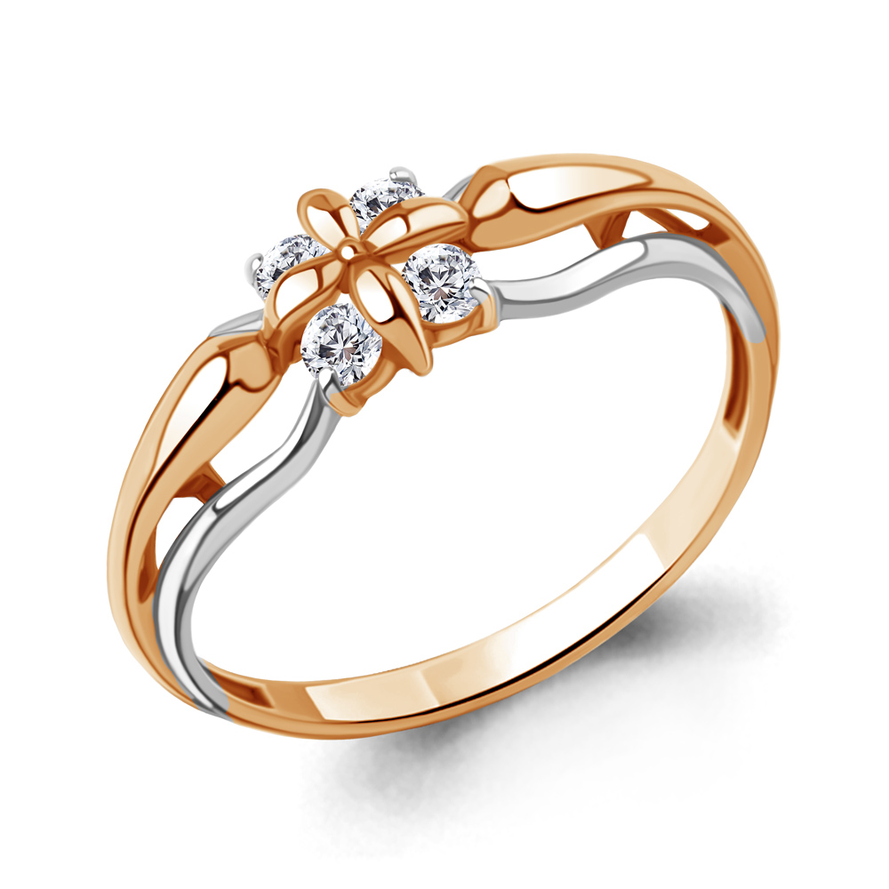 68312 Кольцо из Золота с фианитами