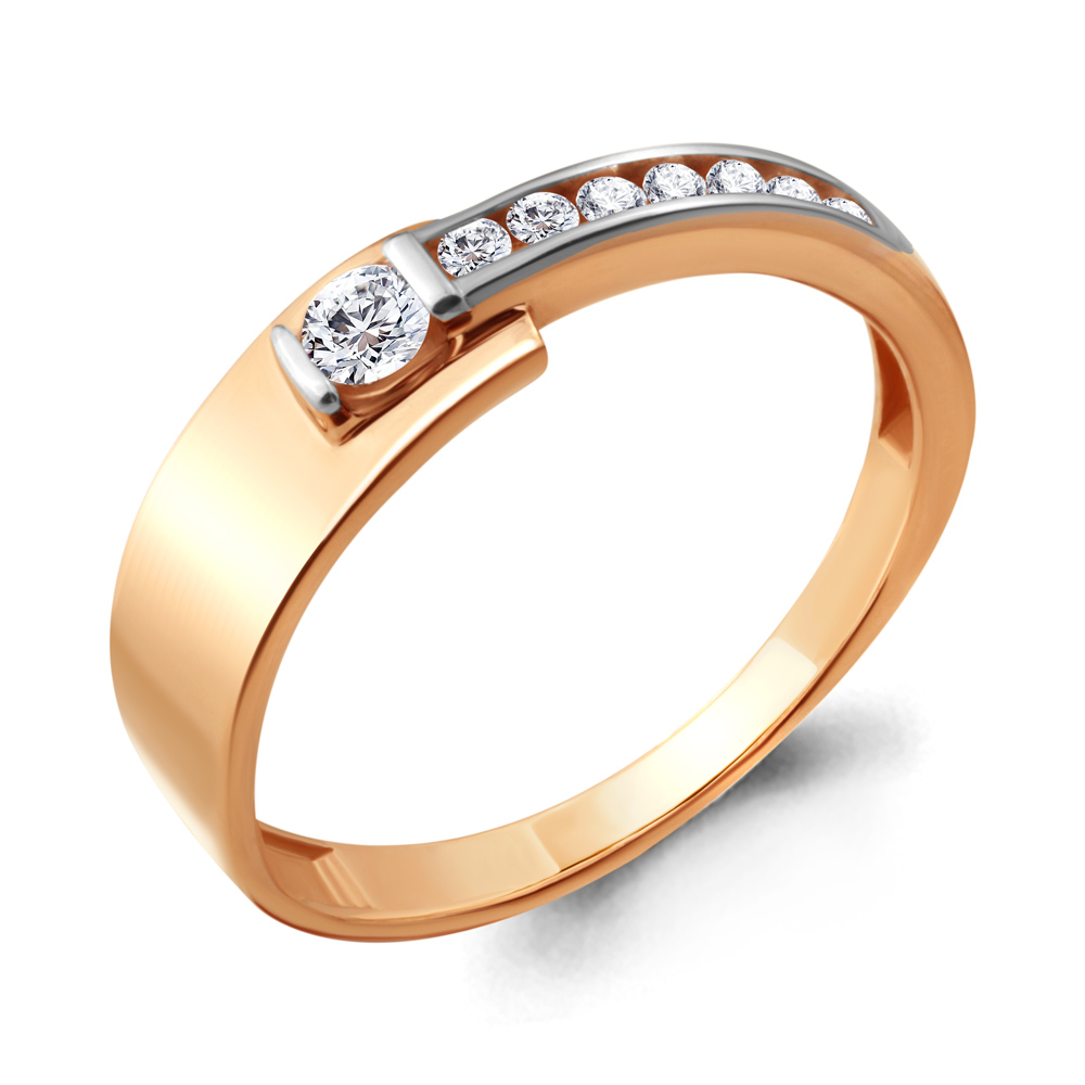 68332А Кольцо из Золота с фианитами