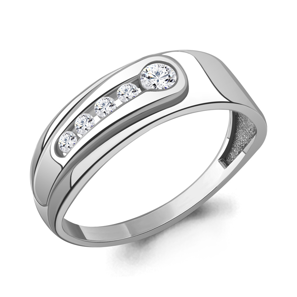 68333А Кольцо из Серебра с фианитами