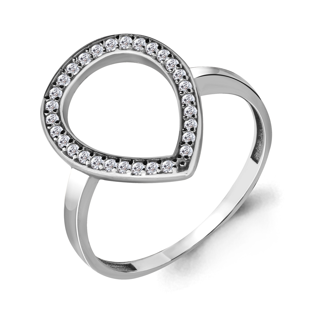 68338А Кольцо из Серебра с фианитами