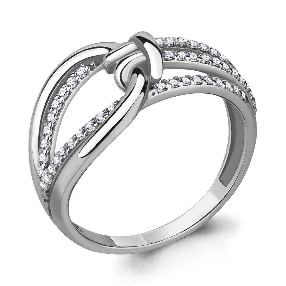 68346А Кольцо из Серебра с фианитами