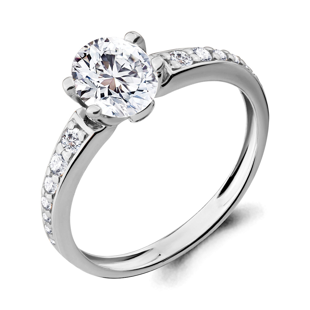 68349А Кольцо из Серебра с фианитами