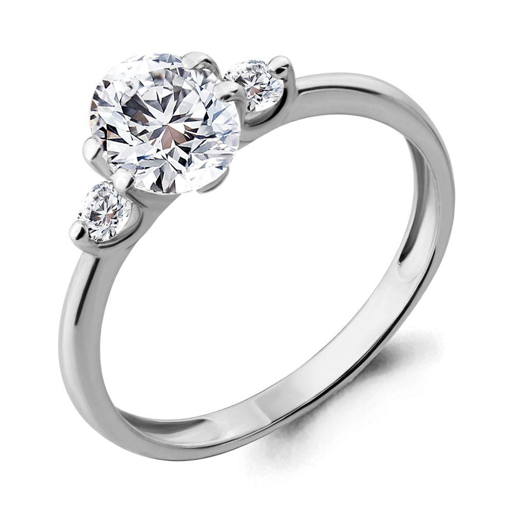 68352 Кольцо из Серебра с фианитами