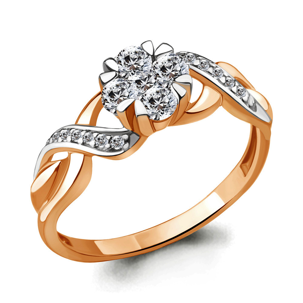 68506А Кольцо из Золота с фианитами