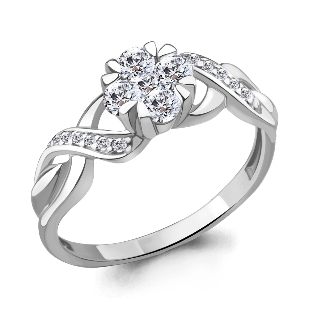 68506А Кольцо из Серебра с фианитами