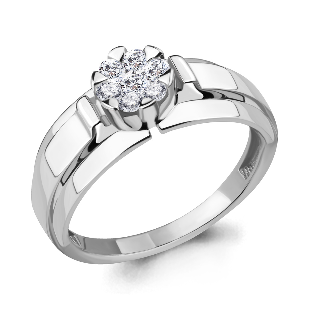 68507А Кольцо из Серебра с фианитами